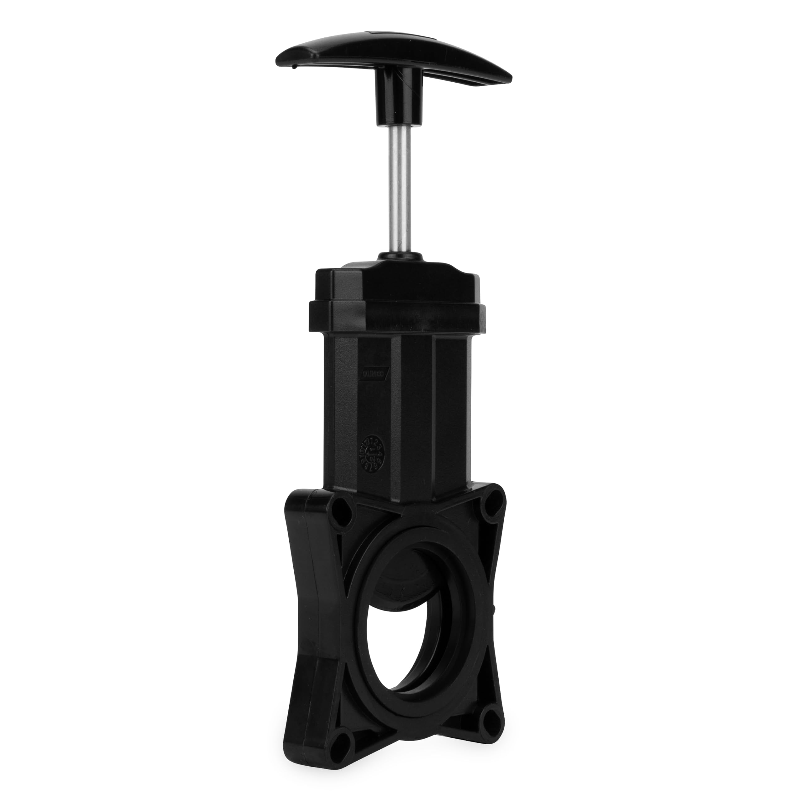 Camco RV 39503 Zastępczy zawór ściekowy z uchwytem, wyposażony w wytrzymały plastikowy uchwyt, o średnicy 38 mm