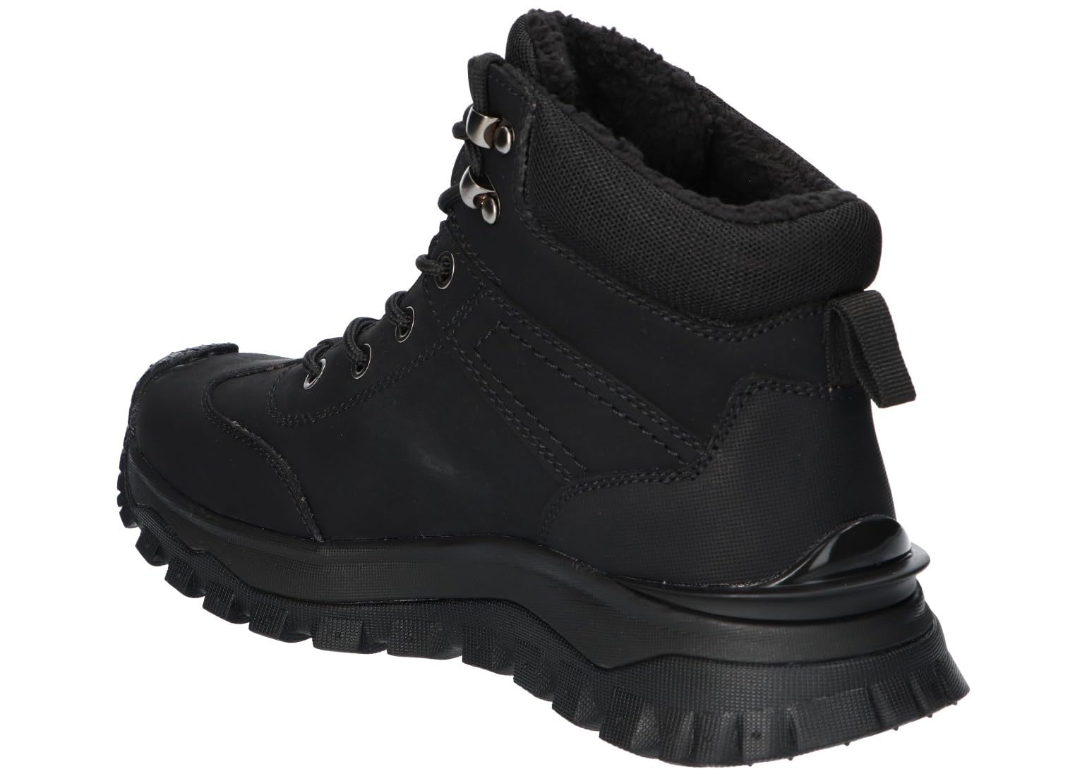 CY158 OCIEPLANE TREKKINGI TRAPERY BUTY ZIMOWE SKÓRZANE BK 37