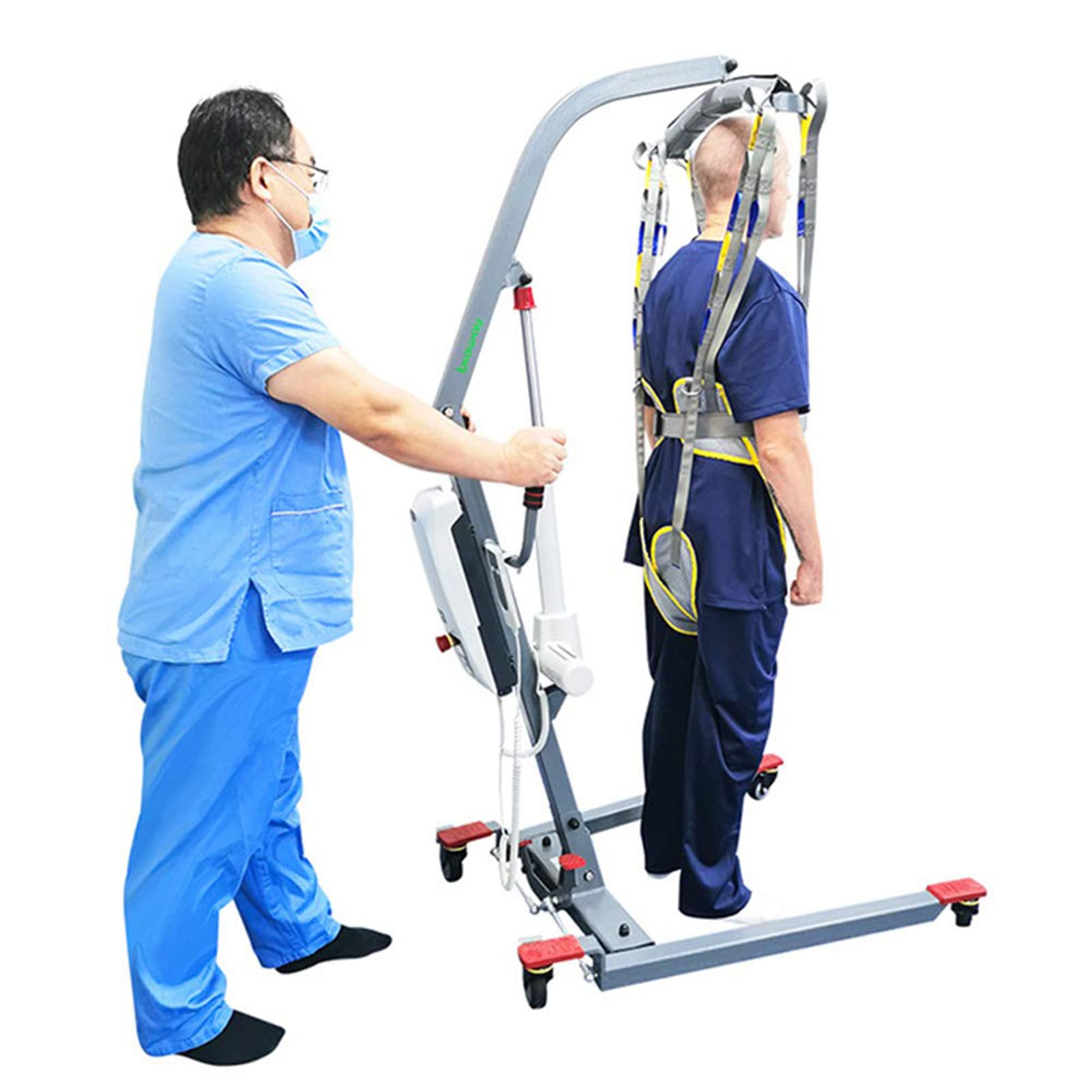 Paciente Honda Levantador Grúa, Walking Training Lift Sling, Cinturón De Transferencia Médica ​elevación para Enfermería, Ancianos, Discapacitados（No Incluye Grua）