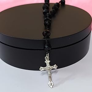 santarms Jesus cross Catholic Praying Rosary chain Jesus Christ