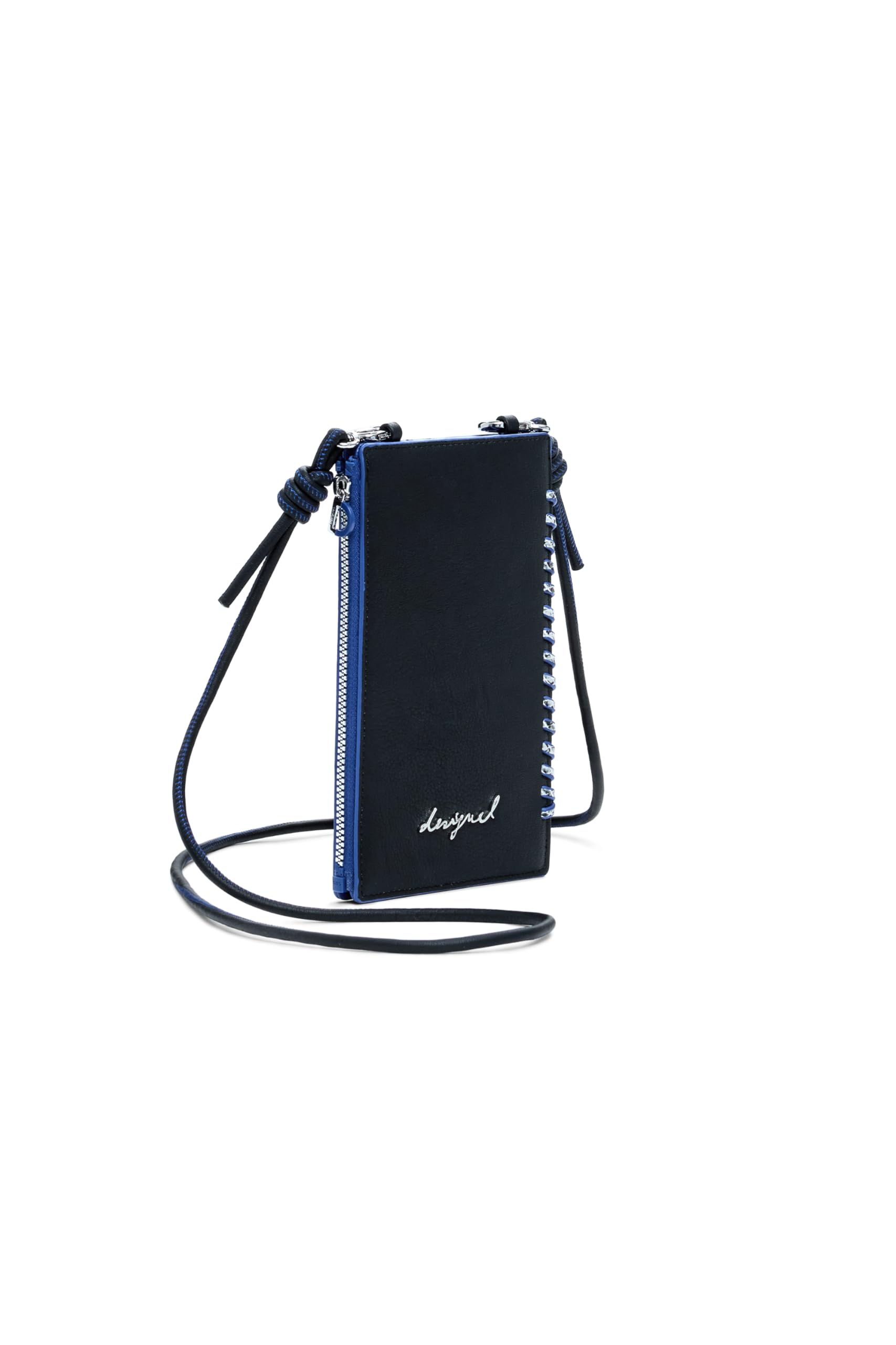 Desigual Handytasche Geldbörse Mone Capsule Tiny Valentina Wallet Black schwarz