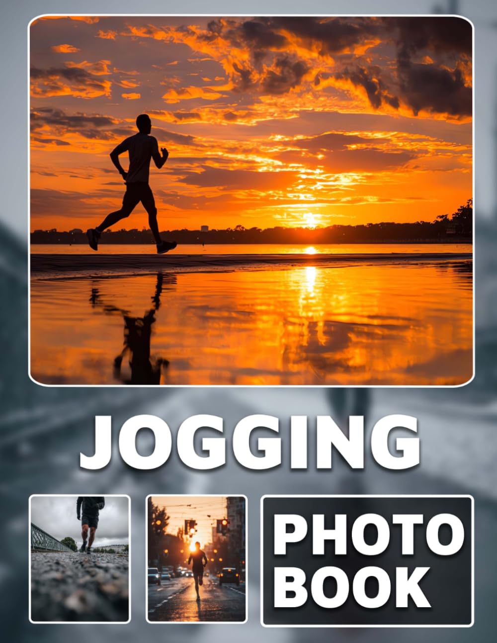 Jogging Photo Book: Photo Album Collection With 40 Images Of Running Enthusiasts And Scenic Jogging Routes