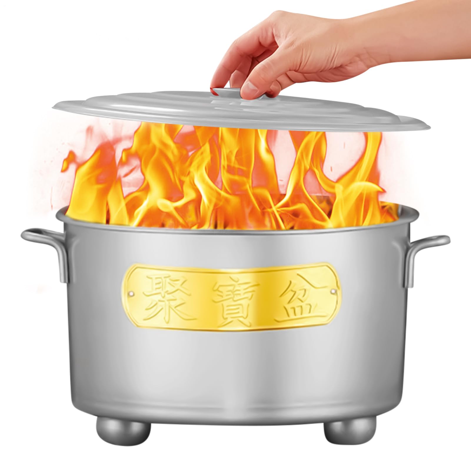 À Feu Brûleur Incinérateur en Acier Inoxydable
