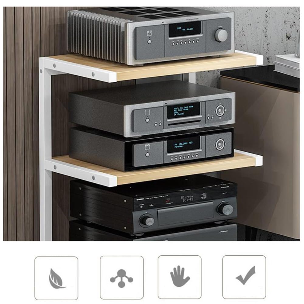 Stojak do przechowywania multimediów AV, narożna szafka pod telewizor i stojak stereo na konsole do gier, odtwarzacze DVD, sprzęt audio i drukarki, oszczędność miejsca, 100 cm, konstrukcja do małych
