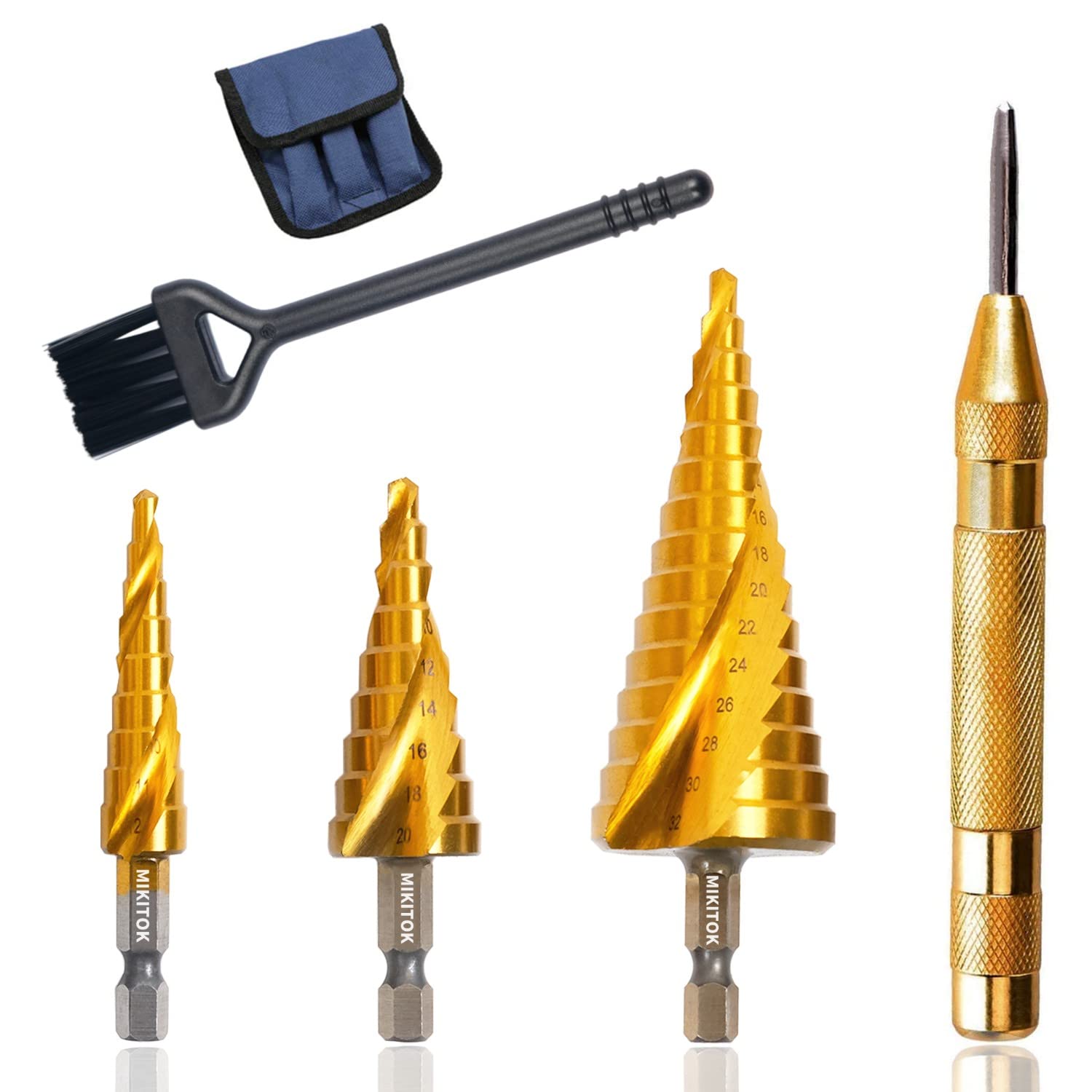 HSS Unibit Metric Step Drill Bit Set 
