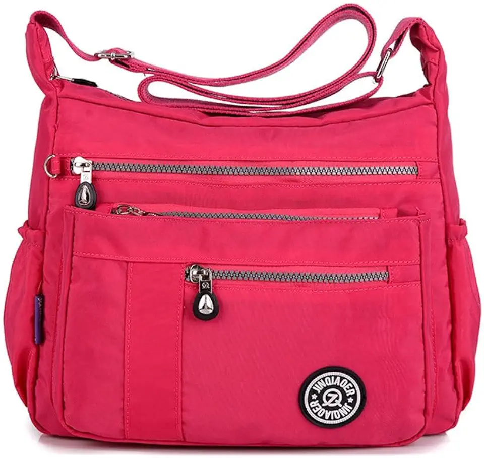 Bolsa Feminina Nylon Transversal Multi Uso Regulável Espaçosa Moderna Impermeável