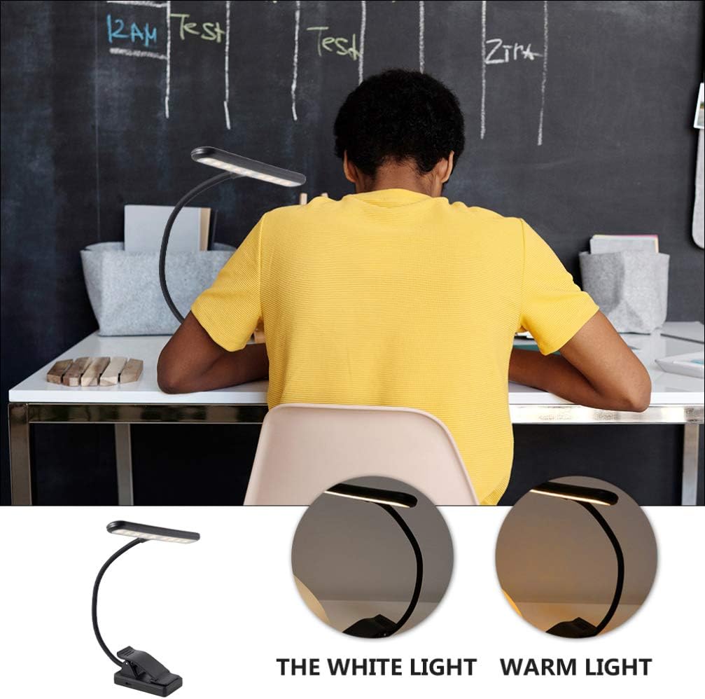 Milisten Professional Musician Super Bright 27 LED Music Stand Light, Clip On Orchestra Piano Lights, Infinite Levels Dimmable, Vertisile, Great for Piano, Orchestra, DJ& Craft. USB Cord Incl.