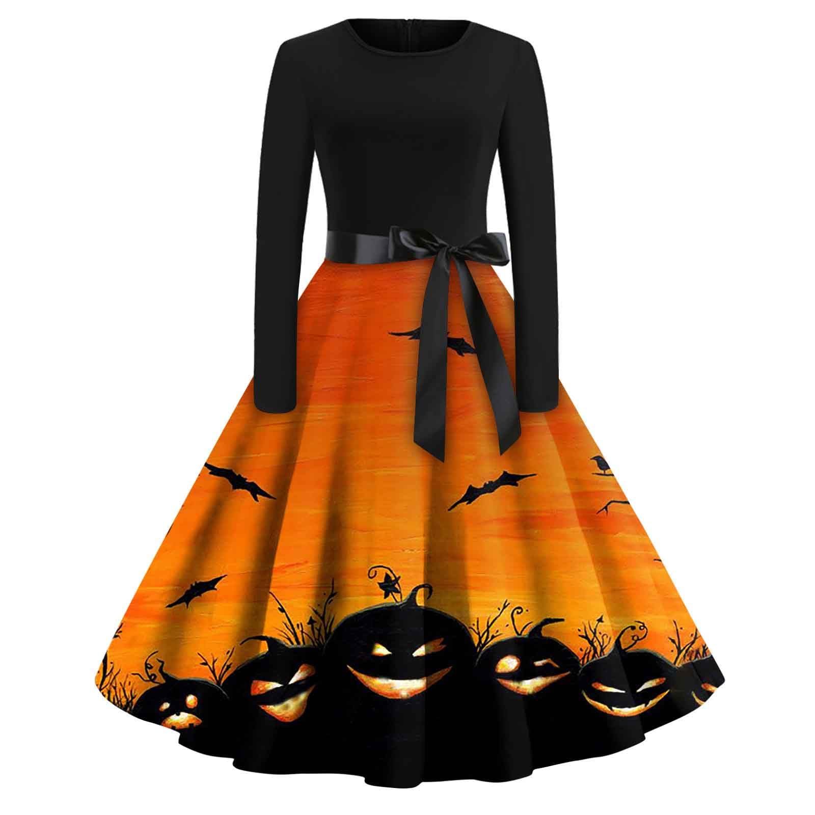 Oversized Spring Cocktail Womens Goth Elastic Long Sleeve Party Polyeste Baggy V Neck Pattern Tunic Dress Womens