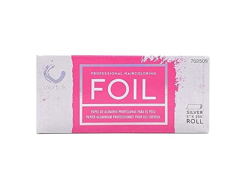 Miniatura 9 de Colortrak Rollo de papel de aluminio de resaltado profesional, hoja integrada en caja para cortes de precisión de longitud, rollo económico que