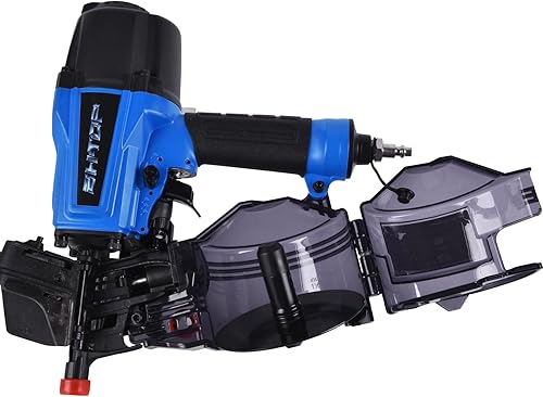 Miniatura 5 de BHTOP Pistola de clavos de revestimiento, clavadora de esgrima de revestimiento de bobina de 15 grados, 1-12 pulgadas a 2-12 pulgadas para