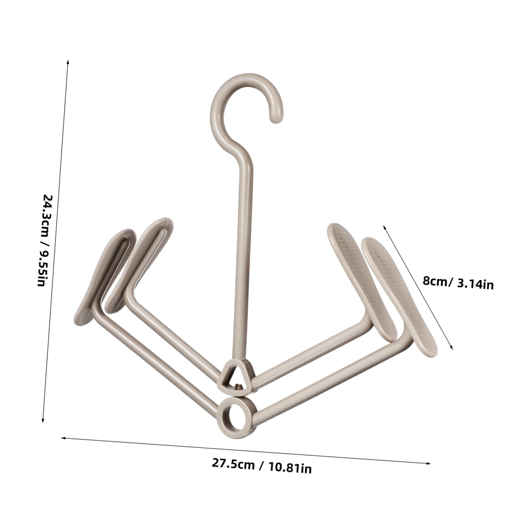 MUCKLILY 2 Pcs Shoe Hangers Quick Drying Shoe Drying Rack Versatile for Closet Balcony Porch Multi Functional Boot Hangers for Sneakers Boots