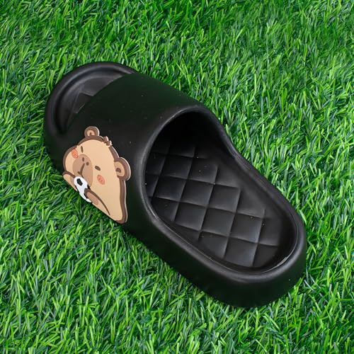 Image of Men's and Women's Capybara Slides,Cute Capybara Slippers for Indoor Outdoor,Non Slip Quick Drying Shower Shoes,Comfort Cloud Slides Sandals