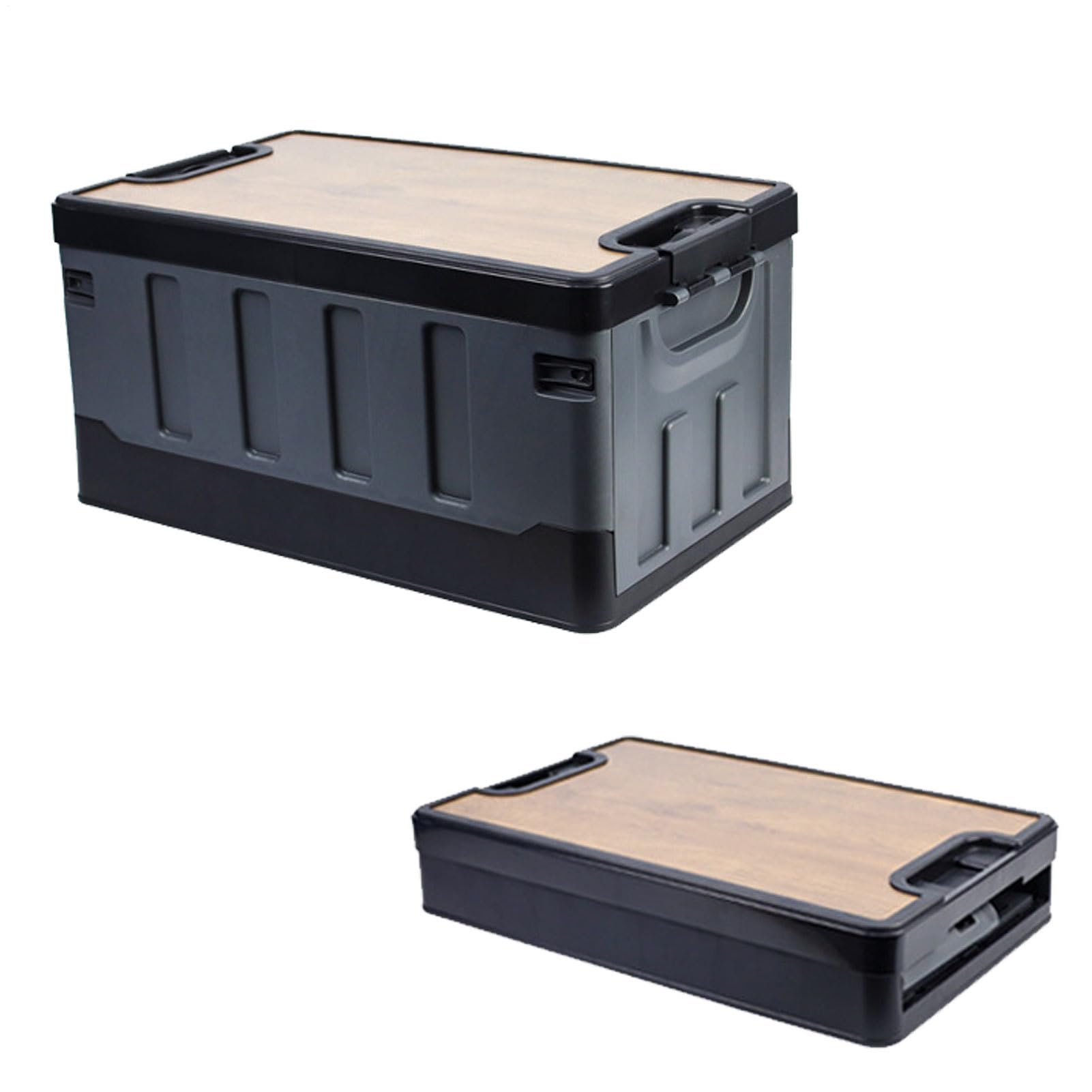 Faltbare 35L Aufbewahrungsbox – Outdoor-Deck Box für Garten, Terrasse | Camping und Freizeit, Praktische Sitzbank mit Stauraum für Poolspielzeug, Werkzeuge und Kissen | Robuste Organisation für Auß