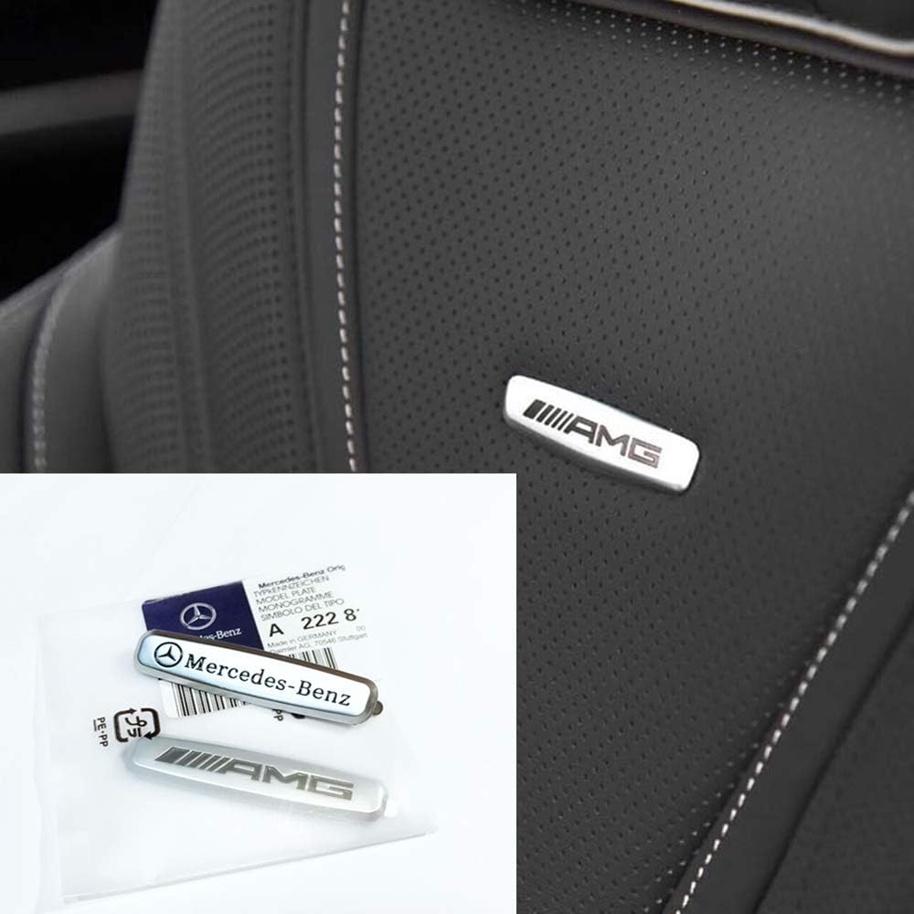 Mercedes Benz Zinc Alloy Seat Emblem (AMG)