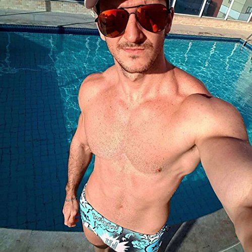 Taddlee Sexy Mens Swimwear Swim Briefs Bikini Brazilian Cut Surf Board Shorts(M,Xf76) #TOP4