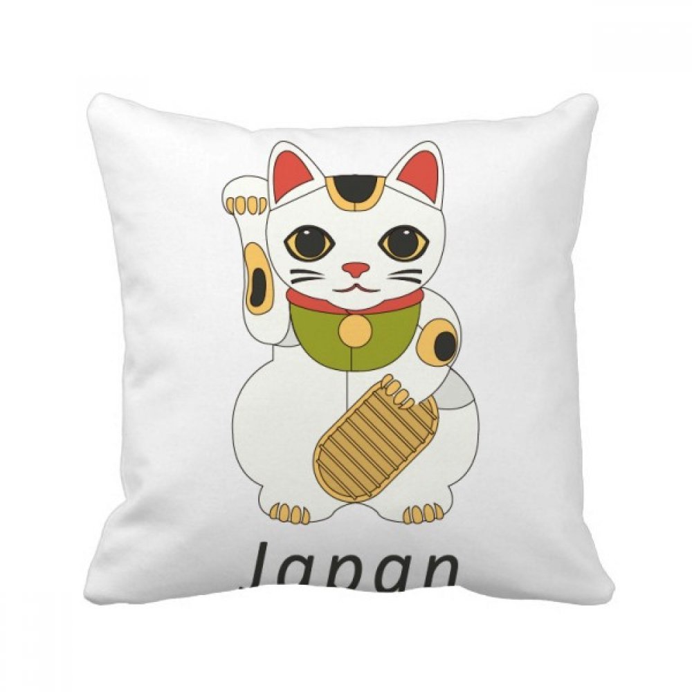 Oreiller Fox Japonais multicolore : une décoration chic pour canapé de maison