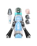 Electric Penis Pump - Male Sex Toys for Men 2 in 1 Vacuum Pump for ED Treatment with 6 Training Modes,Automatic Male Masturbators with 5 Suction Modes,Adult Toys with mini Pocket Pussy