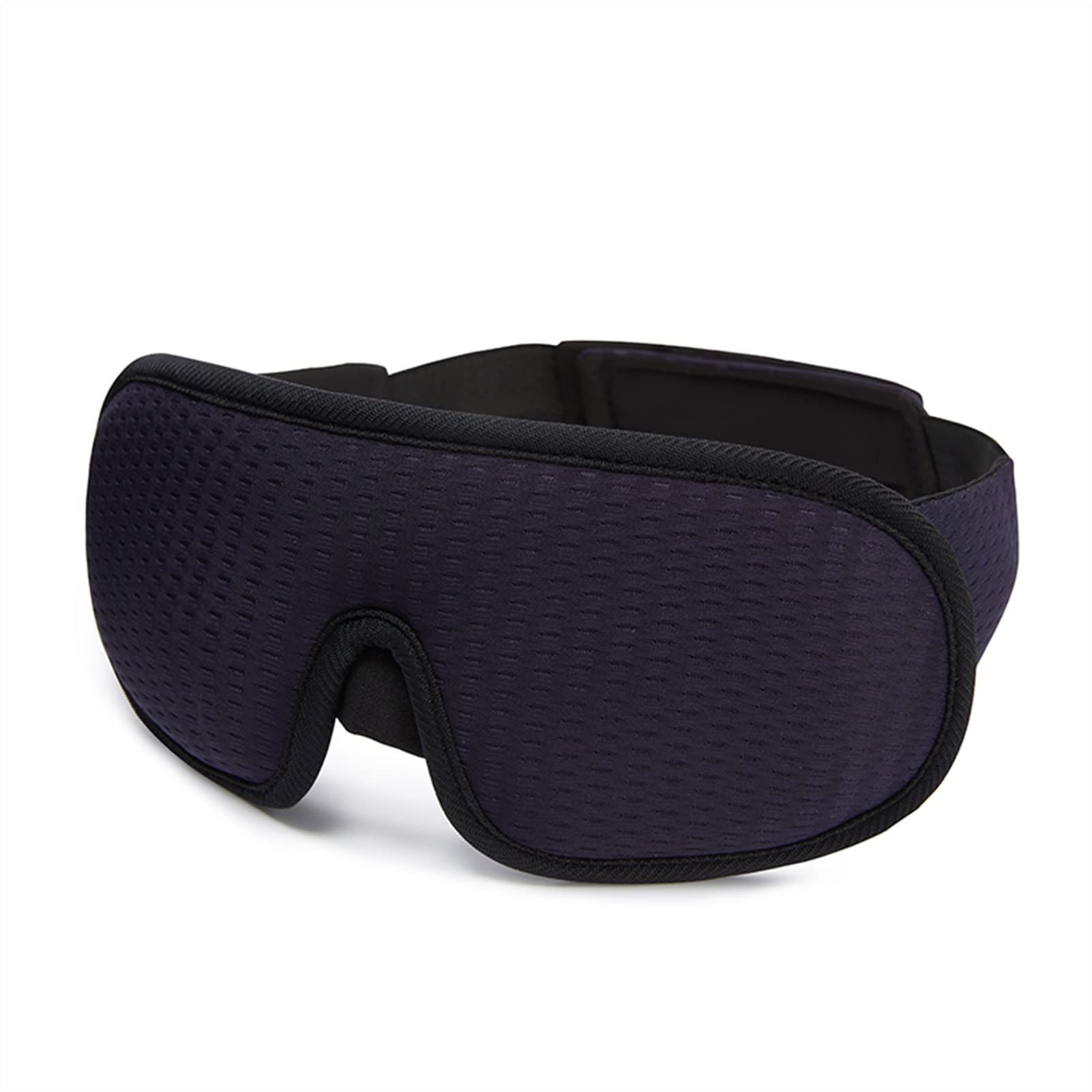 Máscaras para dormir Zero Eye Pressure Blackout pa Máscara for dormir 3D Antifaz for dormir Bloqueador de luz Suave Acolchado for dormir(Navy Blue)