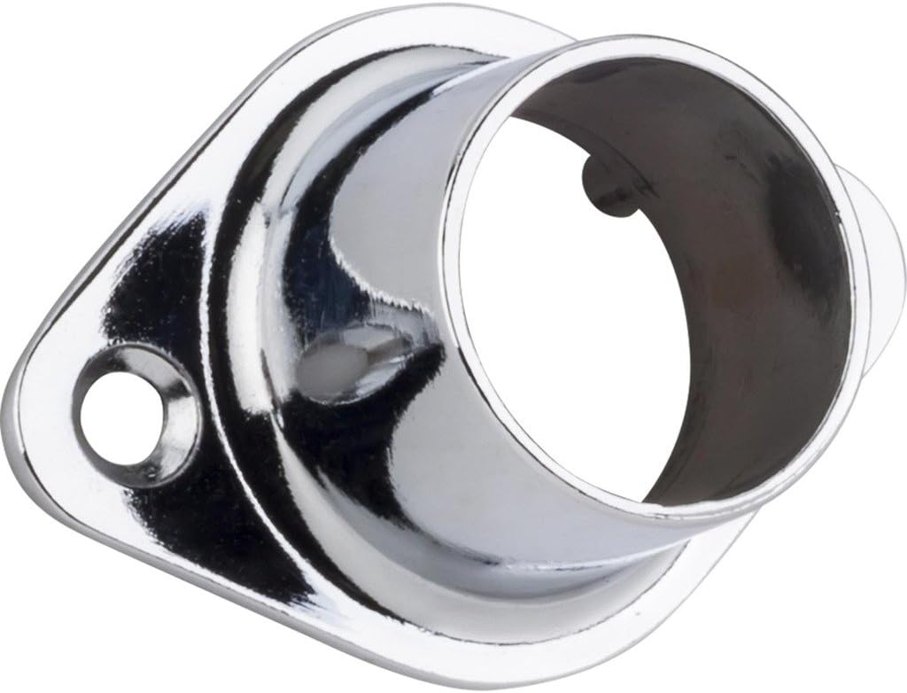1-1/16" Closed Closet Bracket Packed with 2 - #8 X 3/4" Fh Phil Nickel Plated In Sealed Poly Bag Finish: Polished Chrome