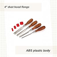 Vista 2 de Woodriver Juego de cinceles de enchufe de 4 piezas