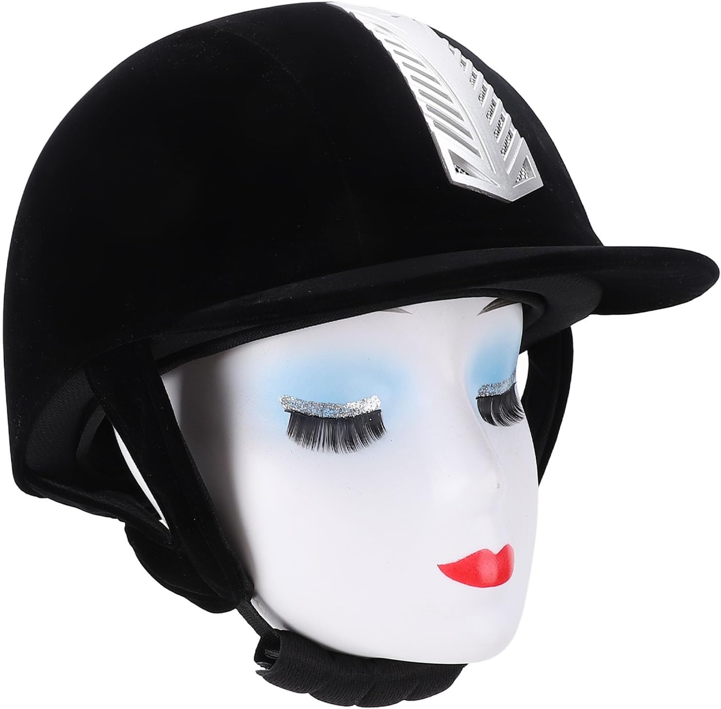 Adjustable Horse Riding Helmet, Breathable Stainless Steel Equestrian Gear with Function for Adults