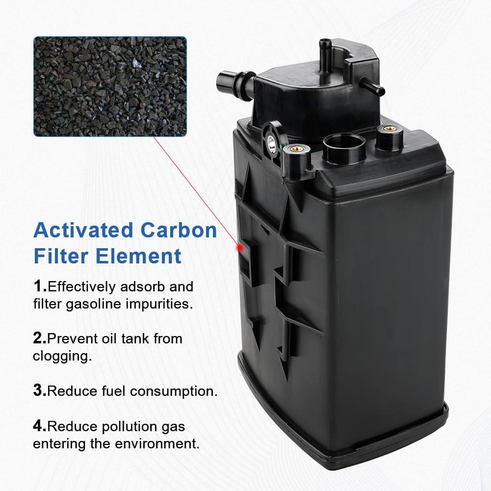 Vapor Canister Compatible with Acura CL 2001-2003 Acura TL 1999-2000 Honda Accord 1998-2002 Fuel Vapor Charcoal Canister Replacement for 911-758 17011S84A00 4B1079 CP1234 CP3082 VC4027