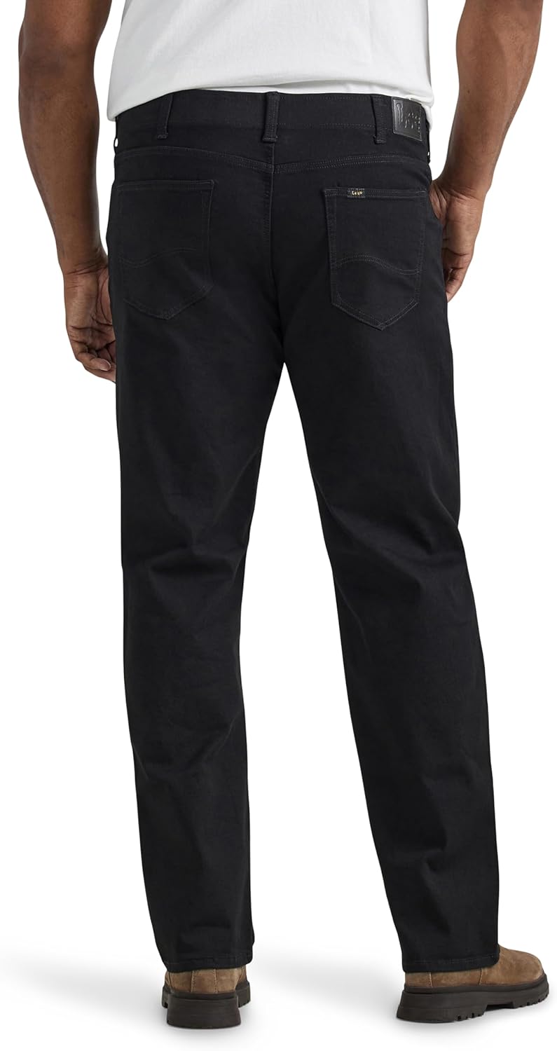 Lee Mens Big & Tall Extreme Motion Relaxed Straight Jean - Image 3