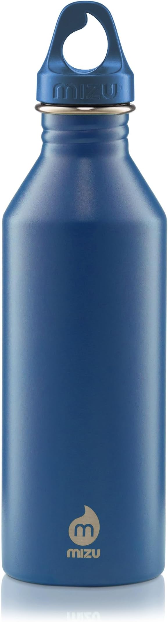 M8 - 25 oz. Single Wall Narrow Mouth Stainless Steel Bottle with Loop Cap | Single Wall Metal Water Bottle; Durable and Lightweight; Leakproof; Reusable for Travel, Gym, Hiking and Everyday Hydration