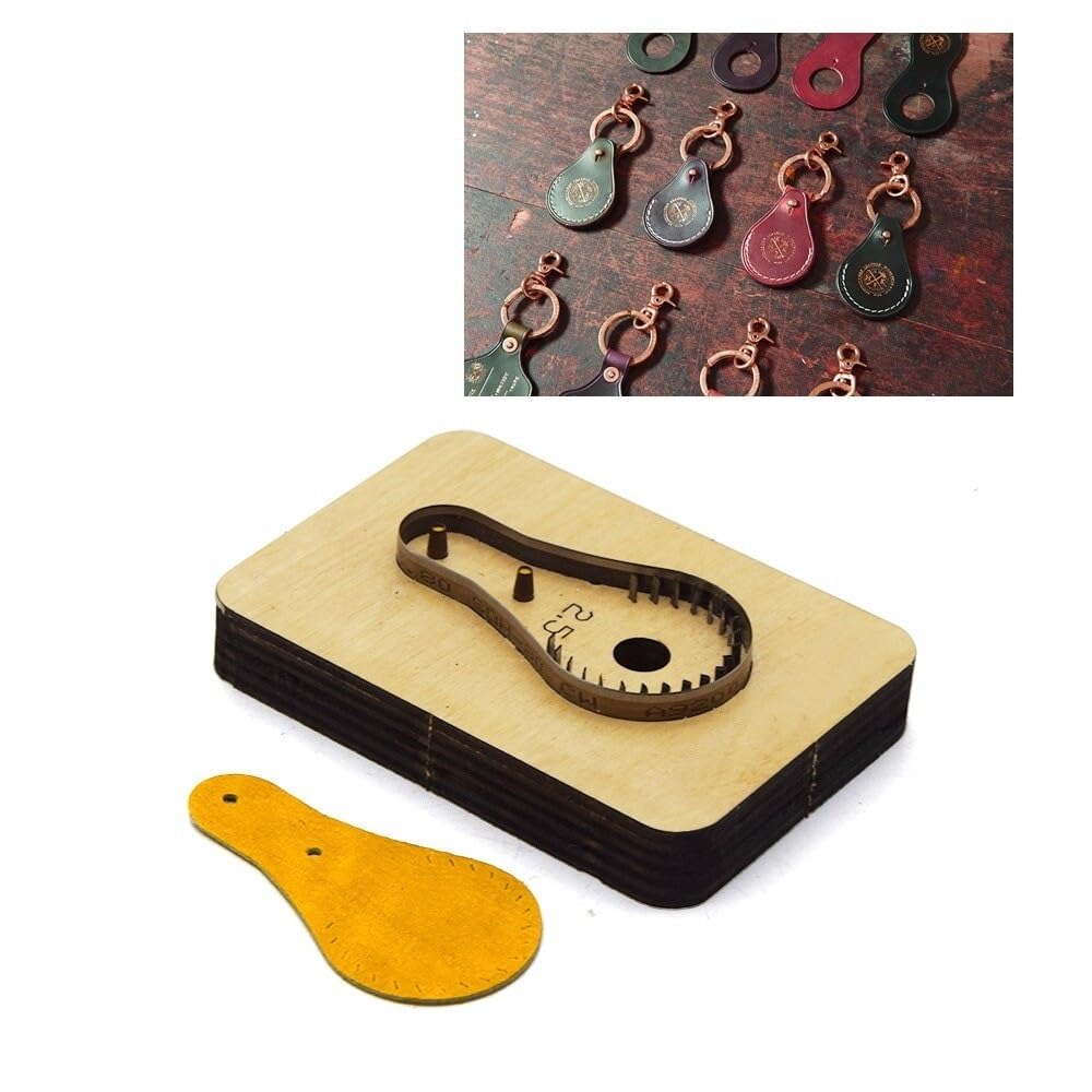 Fustelle In Metallo Per Pelle Fai Da Te - Per Taglio Cuoio, Cartone E Artigianato - Ideale Per Creare Gioielli E Accessori - Foto 7