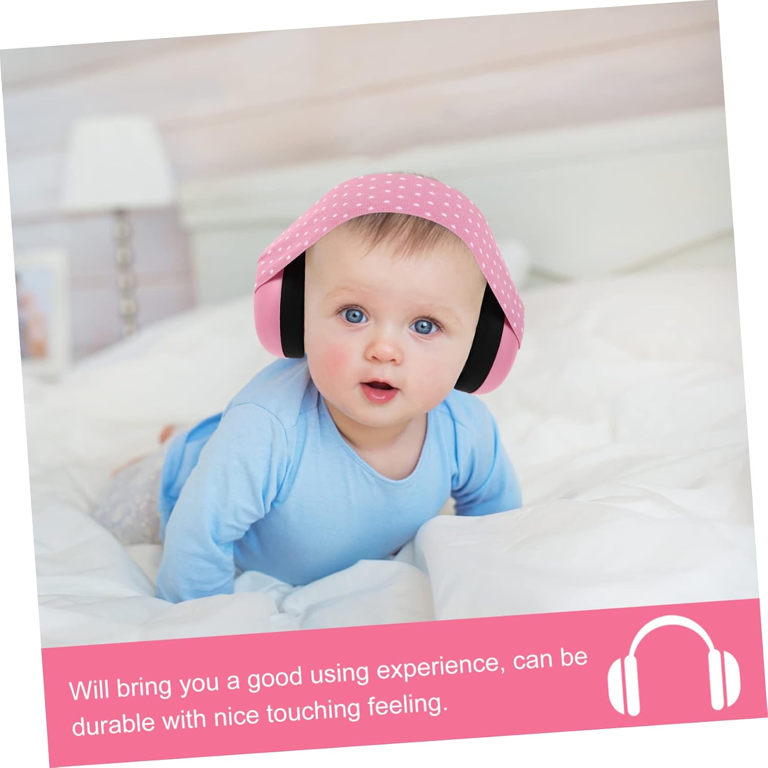 Ear Protection Earmuffs for Newborns and Boy Girl Adjustable Noise Reduction Headphones for Boys and Lightweight Soft Material Comfortable and Daily Use