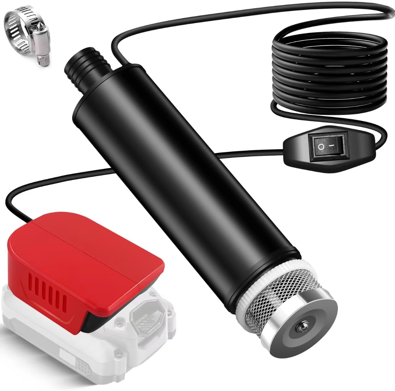 Cordless Submersible Water Pump for Craftsman V20 20V Battery, 500GPH Portable Utility Pump with Sediment Filter for Pools, Gardens, Ponds, and Aquariums (Tool Only)