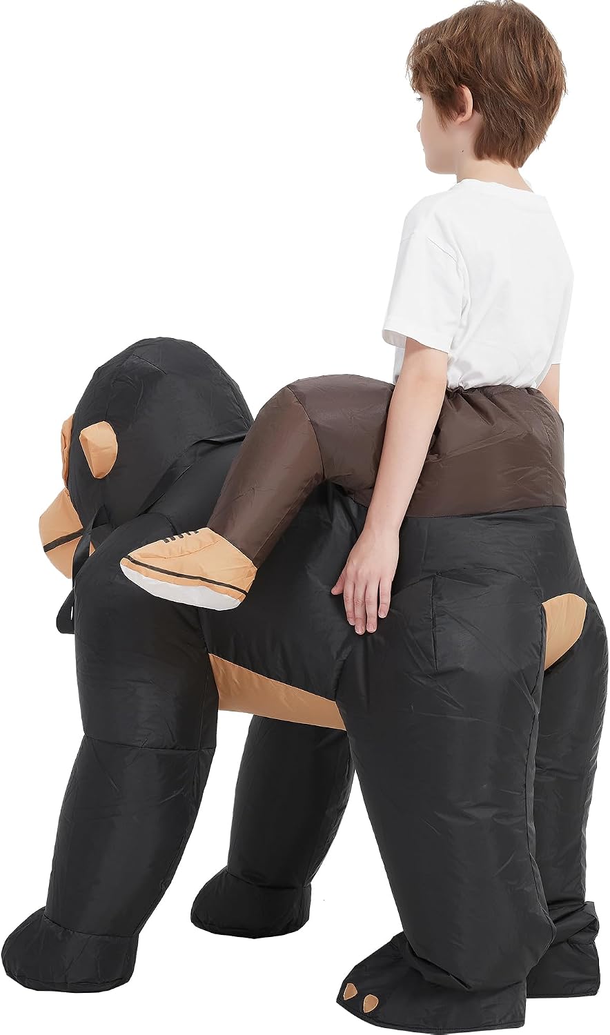 Halloween Inflatable Costume Kids,Blow Up Ride Gorilla Suit Boys Girls