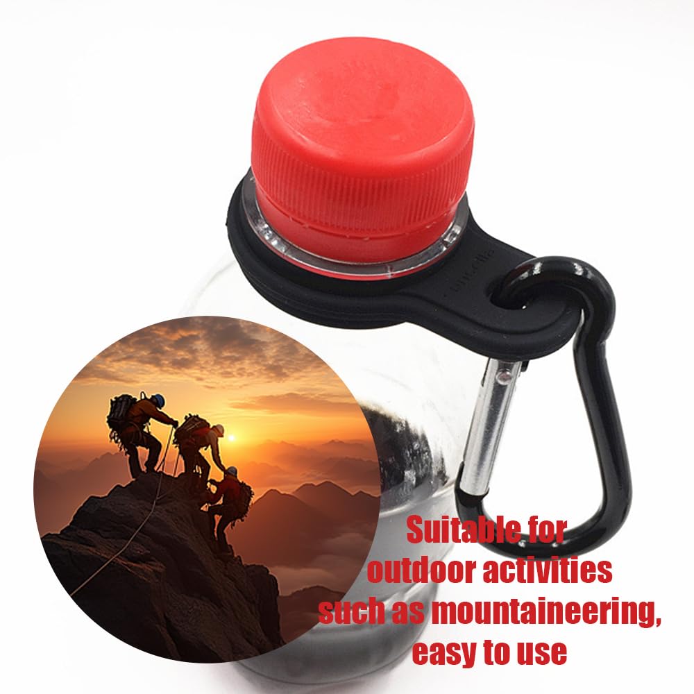 5Pezzi Clip Porta Bottiglia d'Acqua con Clip per Cintura Portabottiglie da Esterno con Fibbia per Campeggio, Appeso Cinghia Cinghia Fibbia Clip Bottiglia d'Acqua Titolare