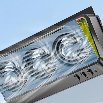 Car Solar Powered Window Exhaust Fan for Car Vent, Ventilator Window Solar Radiator Fan, Window Fans with Exhaust and Intake, Air Circulation for Vehicle Cabin Cooling & Odor Elimination