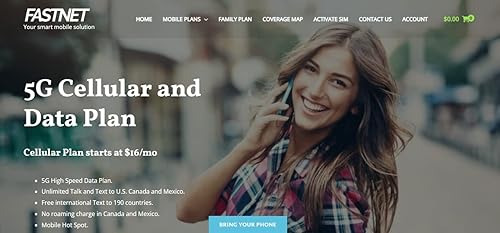 Miniatura 3 de $15/mon.1GB Cellular & Mobile Data Plan in 4G LTE, 5G AT&T Network. Unlimited Talk and Text. Tethering, Mobile Hotspot, WiFi Calling. Largest