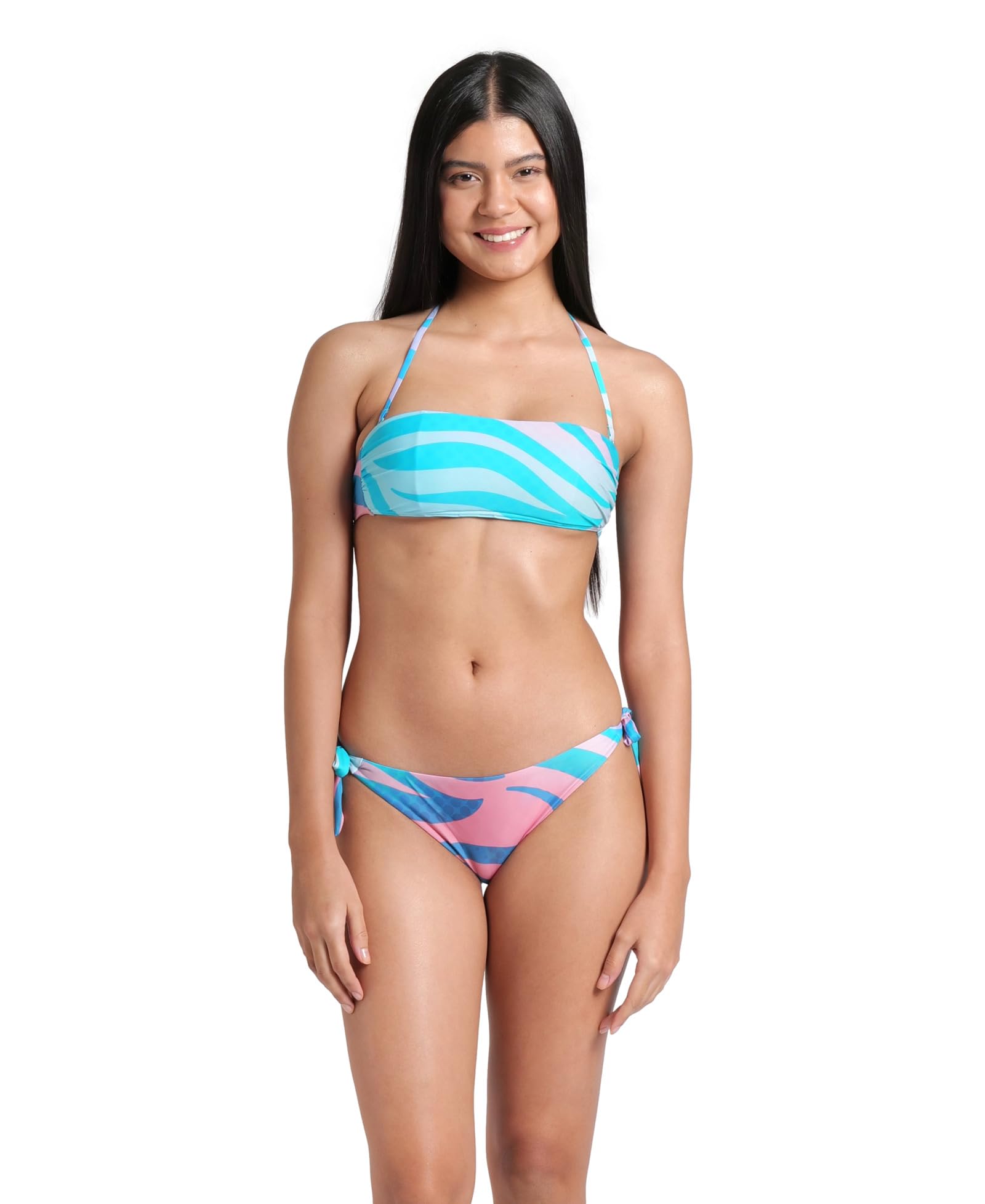 Arena Women's Arena Water Prints Bikini Bandeau Bañador de Dos Piezas Mujer (Pack de 1)