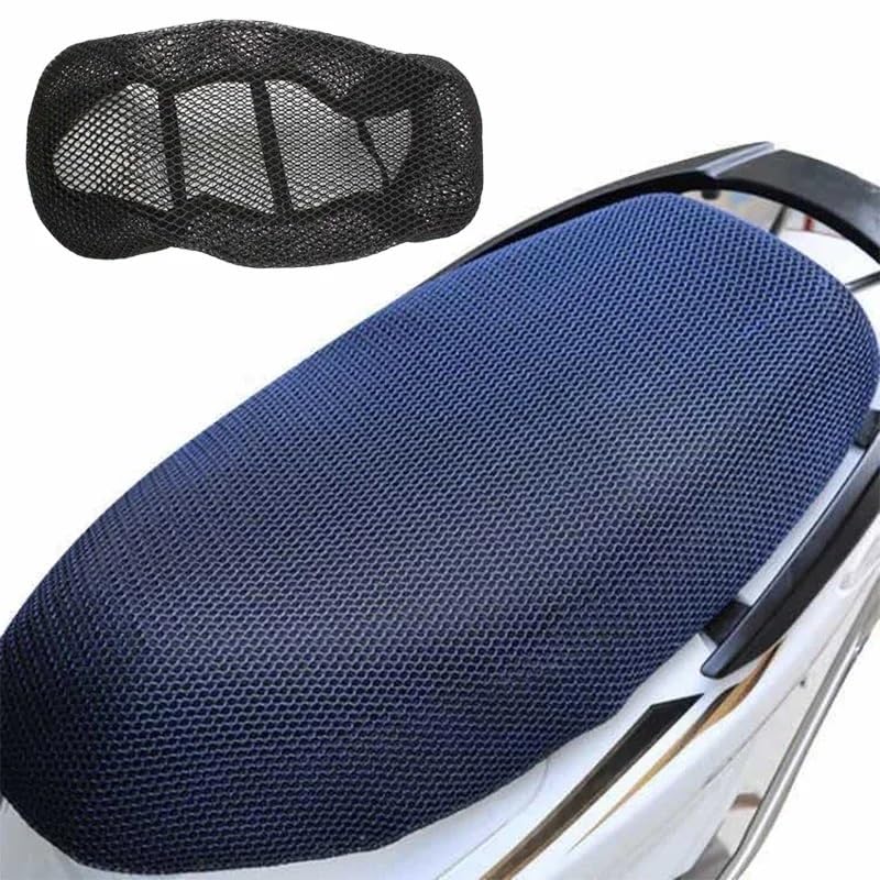 Protector de malla red y funda de asiento para moto universal transpirable scooter 3