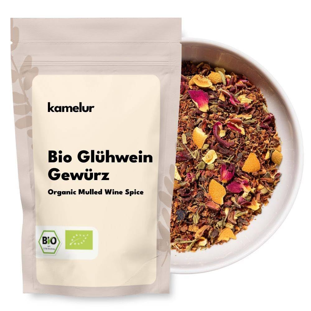 500g BIO vin brulé speziato, aromatico BIO vin brulé speziato per il piacere invernale - vin brulé speziato speziato in confezione biodegradabile
