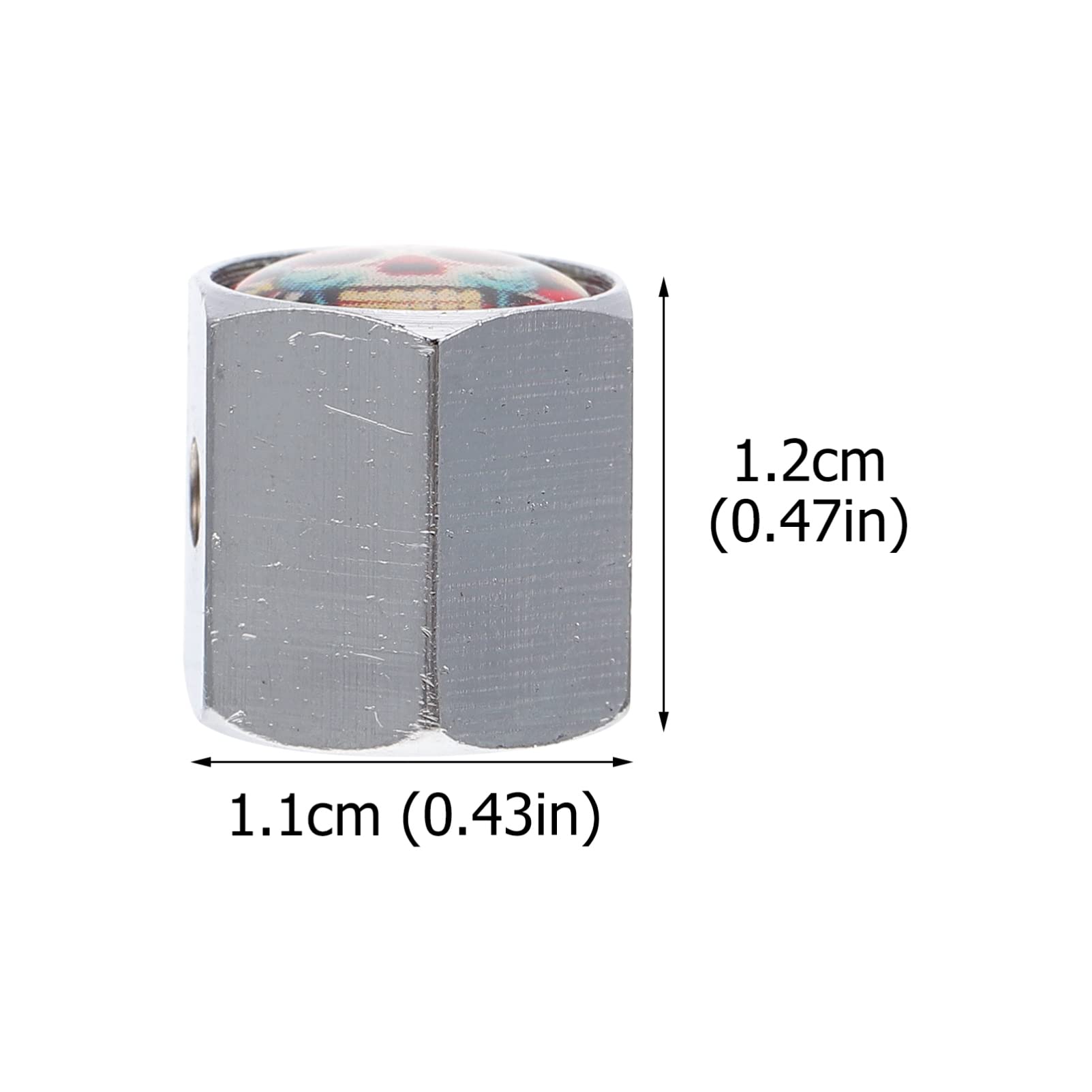 NULYLU 1 Set Creative Valve Stem Caps for Bikes Unique Theft Wheel Decorations Easy to Install Protects Against Dirt and Rain Fits Vehicles Stylish Design