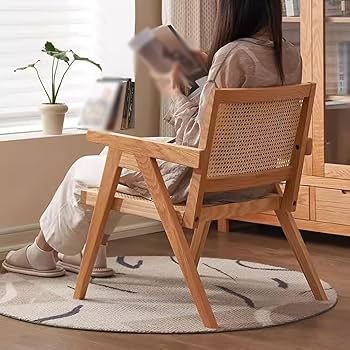 BC工房◆アームチェア　木製フレーム ブラウンレザー　スラットバックチェア　椅子 BC工房◇アームチェア 木製フレーム ブラウンレザー スラットバック