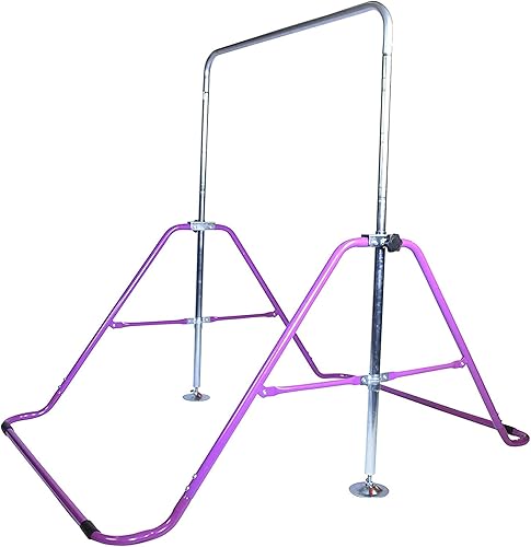 Miniatura 5 de Barra de gimnasia para niños de Gympro, con 2 x 6 tapetes para tumbas, para gimnasio en la selva, barra de entrenamiento horizontal para niños,
