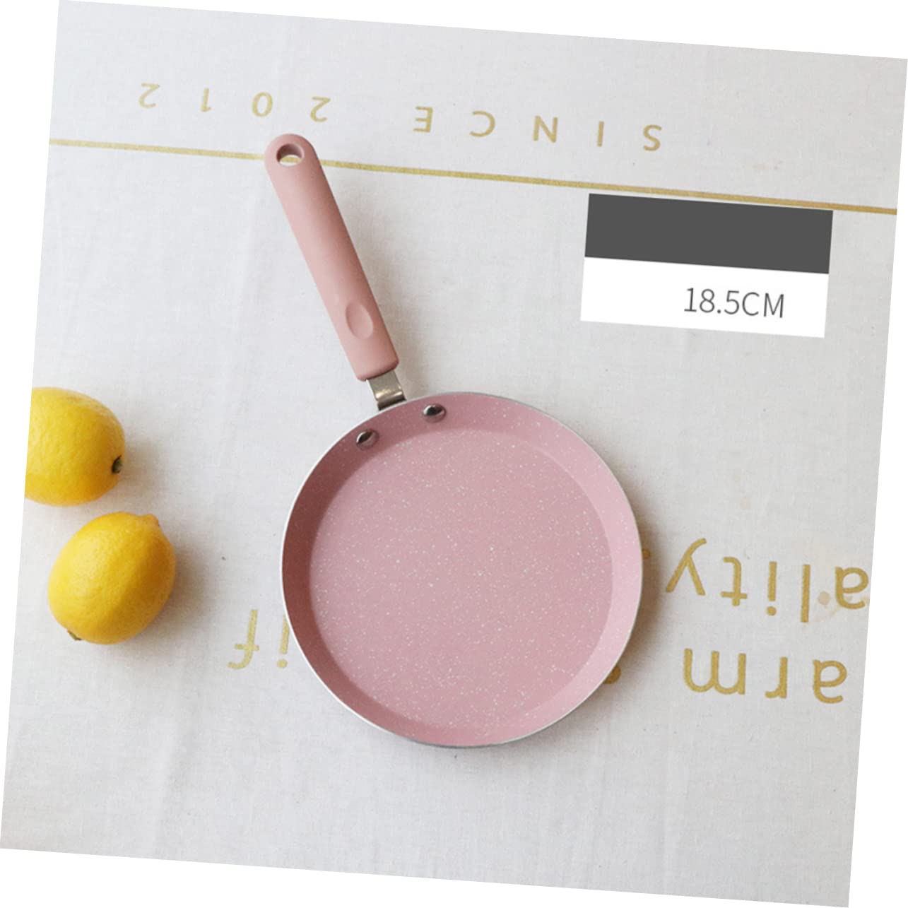TOPBATHY Padella in Alluminio Professionale Antiaderente per Induzione Pratica Padella per Frittata e Pancake Utile Gadget da Cucina Colore Rosa