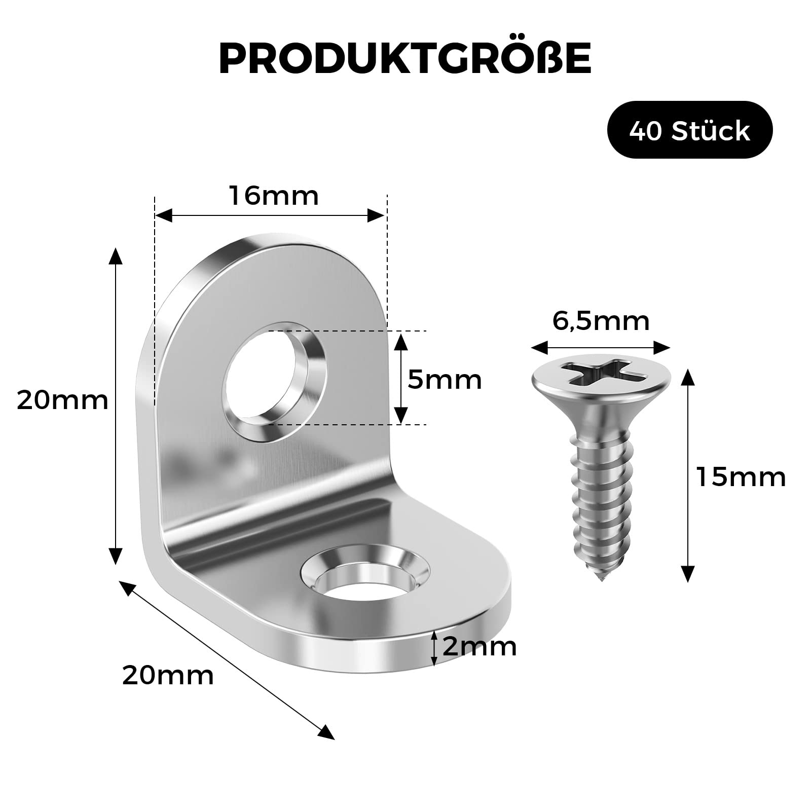 Raccordo Angolare Gedotec Angolo Di Regolazione A 90° Per Cartongesso | 20 Pz. Ferro Angolare - Foto 11