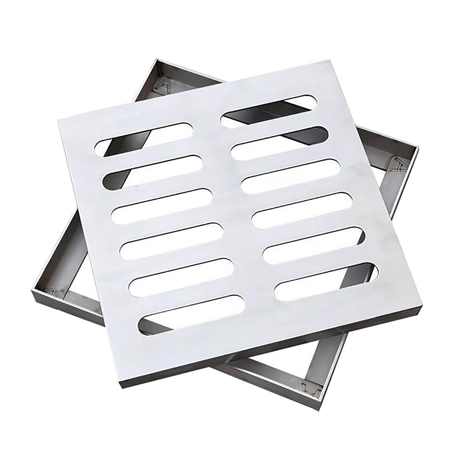 Evite inundaciones en pasillos con esta tapa de desagüe de acero inoxidable 304 con marco