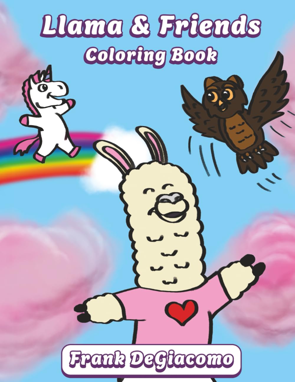 Llama and Friends Coloring Book