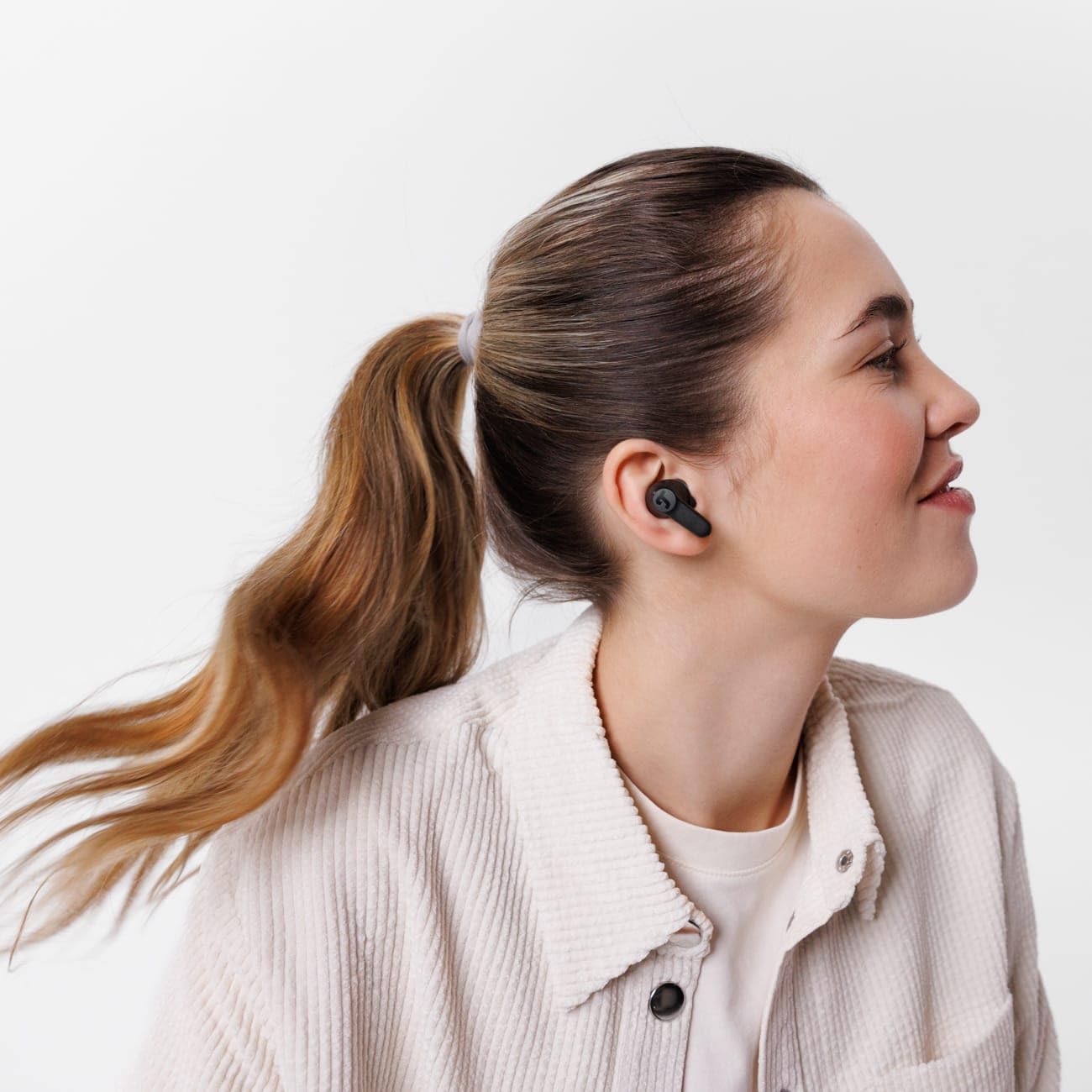 Teufel AIRY TWS 2 - Kabellos In-Ear Bluetooth Kopfhörer True-Wireless mit Active Noise Cancelling, IPX4 Wasserfest, 6 eingebauten Mikrofonen, Lange Akkulaufzeit (42 h), Touch Control - Night Black