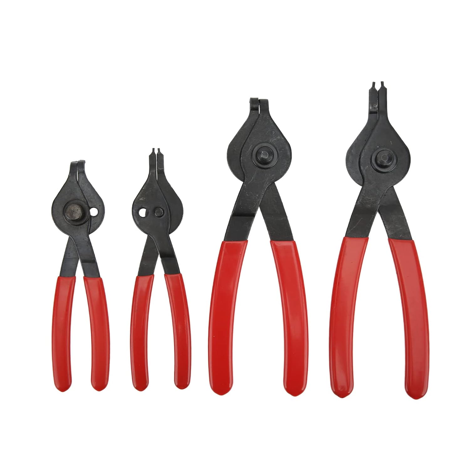 Keenso Snap Ring Pliers, Heavy Duty Snap Ring Pliers 4 Pcs Internal