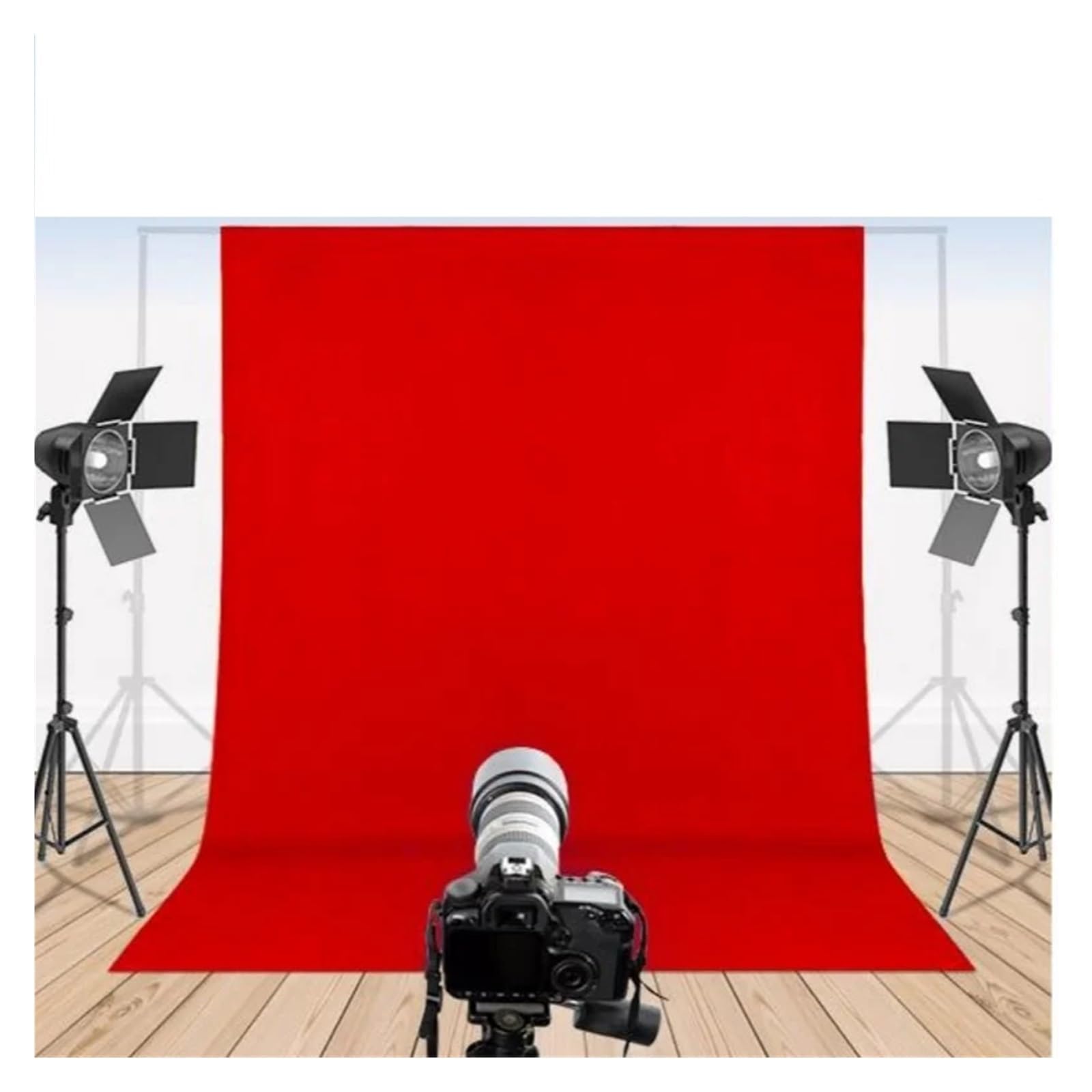 YongFoto 2x2m Vinyl Fotografie Achtergrond Grote Rode Tapijt Podium Rode Gordijn Spotlights Verjaardag Bruiloft Evenement Achtergrond Event Party Decoratie Portret Foto Schieten Foto Booth Props