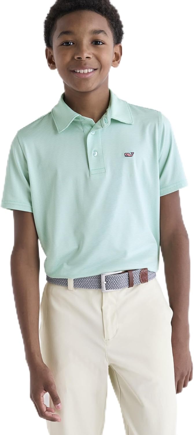 Vineyard Vines Boys' Boys Anegada Stripe Sankaty Polo