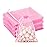 G2PLUS Organza Bags 46 Inches, 100PCS Pink Organza Gift Bags with Drawstring, Sheer Mesh Jewelry Pouches, Sheer Candy Bag for Christmas, Wedding Party Favors